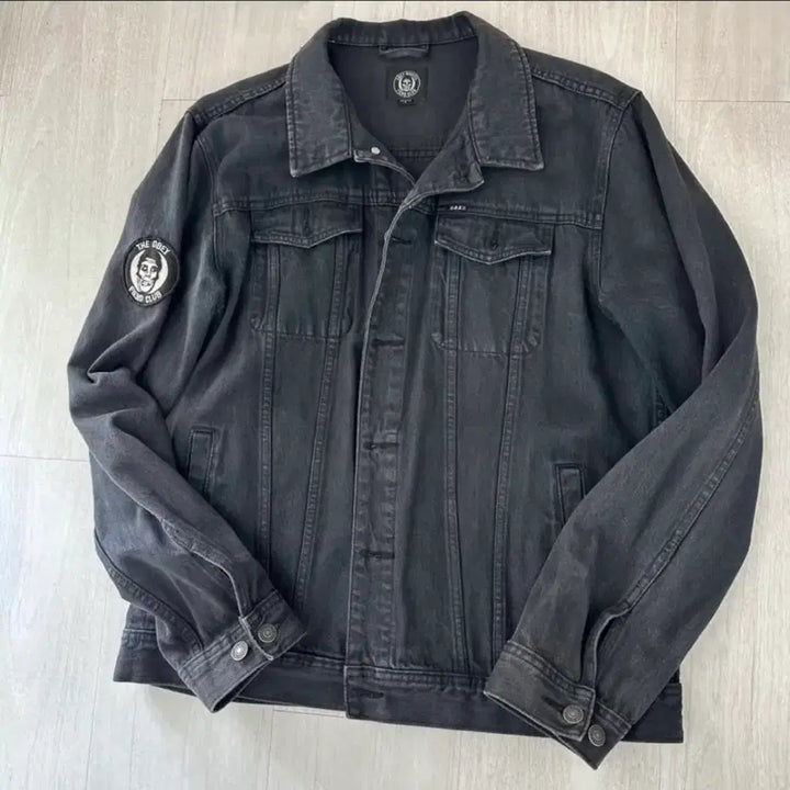 [BUNJANG] OBEY MISFITS Black Denim Jacket L / 오베이 흑청 데님 자켓 L 판매합니다 OBEY MISFITS