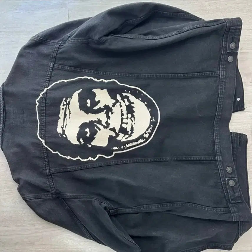 [BUNJANG] OBEY MISFITS Black Denim Jacket L / 오베이 흑청 데님 자켓 L 판매합니다 OBEY MISFITS