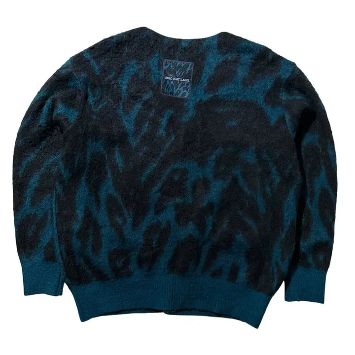 [BUNJANG] MMIC Wool Alpaca Leopard Knit Cardigan / [XL] MMIC 울 알파카 레오파드 니트 가디건