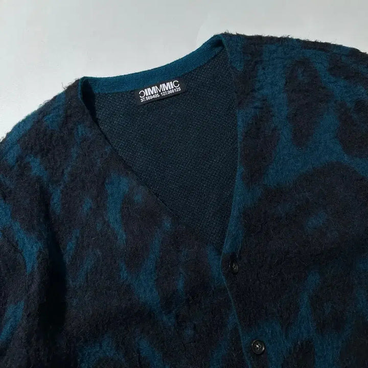 [BUNJANG] MMIC Wool Alpaca Leopard Knit Cardigan / [XL] MMIC 울 알파카 레오파드 니트 가디건