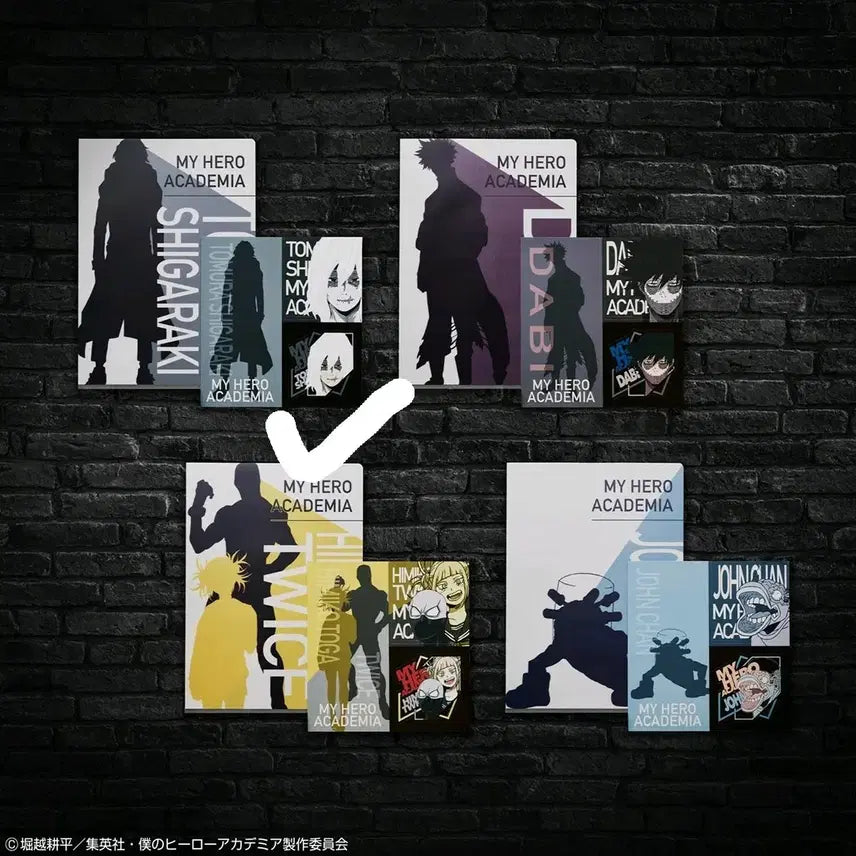 [BUNJANG] My Hero Academia Toga &amp; Twice Clear File / 미개봉 나히아 제일복권 토가,트와이스 J상 클리어 파일
