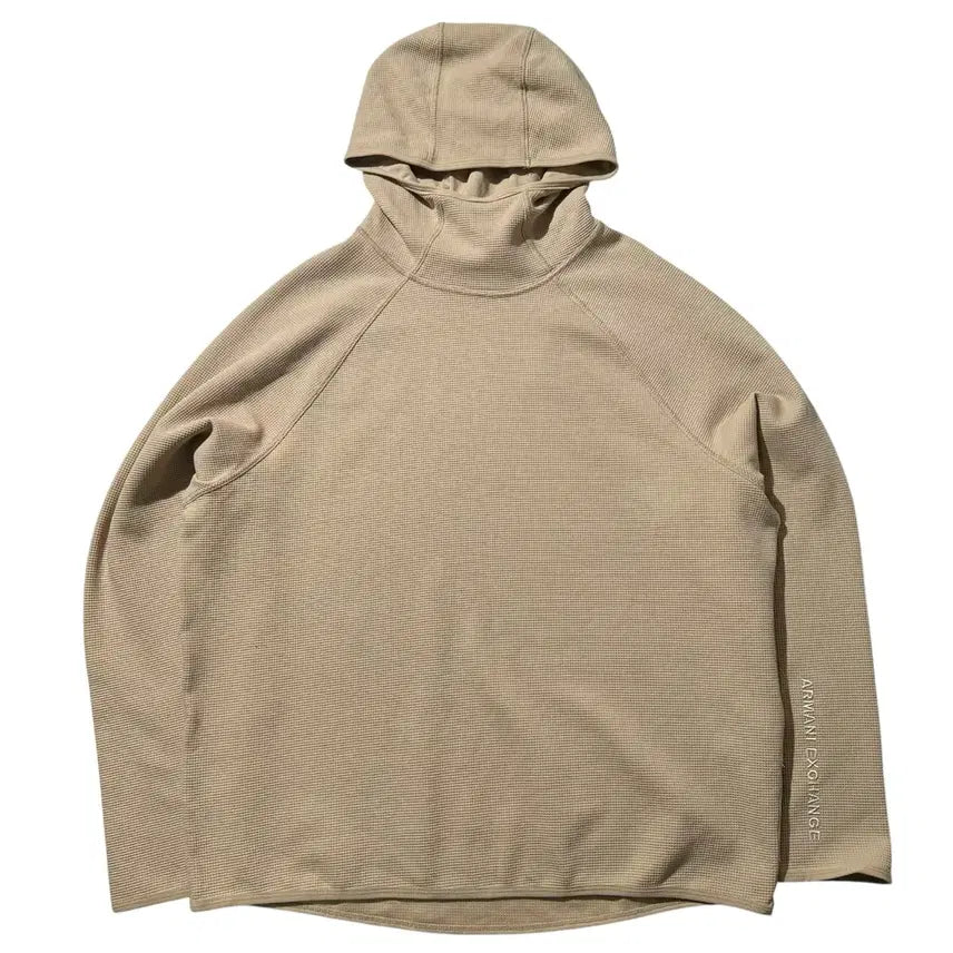 [BUNJANG] Armani Exchange Waffle Pullover Hoodie / [L-XL] 아르마니 익스체인지 와플 풀오버 후드
