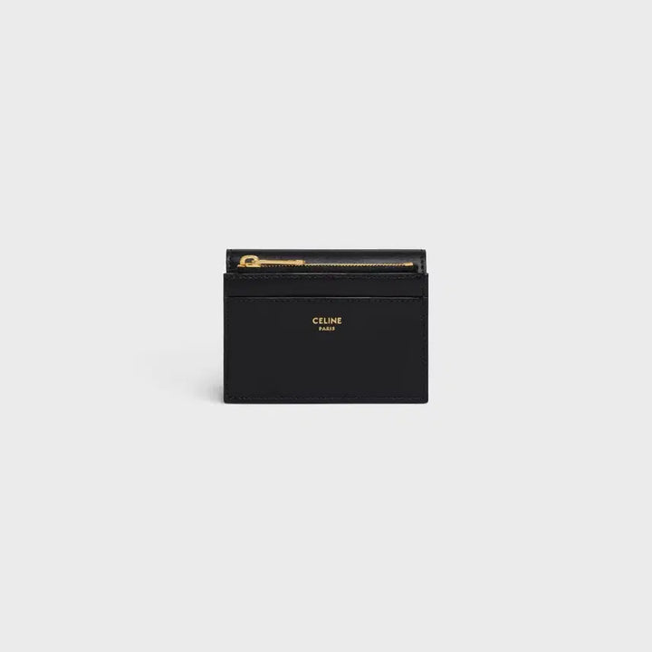 [BUNJANG] Celine Compact Wallet Triomphe Shiny Calfskin Black / 셀린느 컴팩트 월렛 코인 트리옹프 샤이니 카프스킨 블랙
