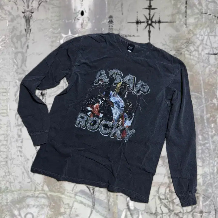 [BUNJANG] A$AP Rocky Vintage Long Sleeve T-shirt / ASAP ROCKY 에이셉라키 빈티지 롱슬리브 긴팔티