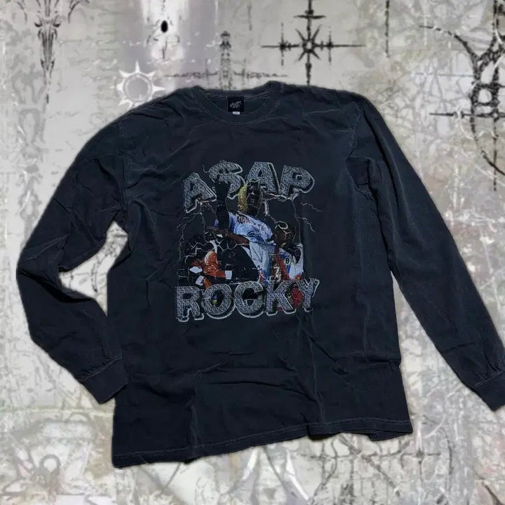 [BUNJANG] A$AP Rocky Vintage Long Sleeve T-shirt / ASAP ROCKY 에이셉라키 빈티지 롱슬리브 긴팔티
