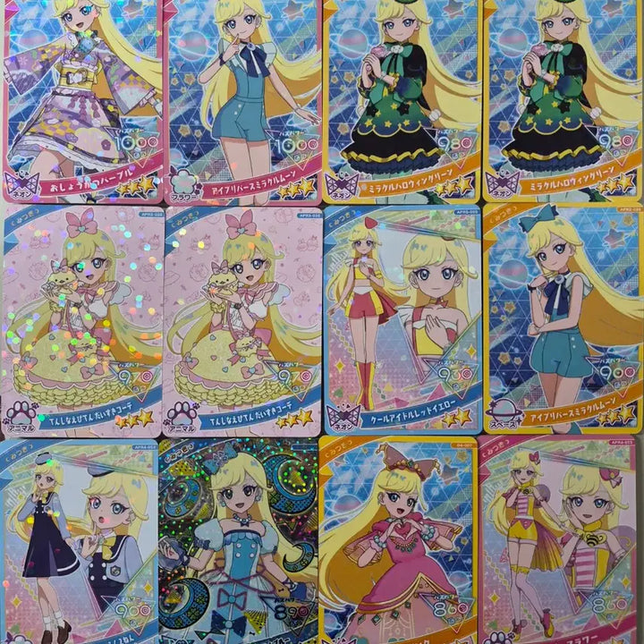 [BUNJANG] Aipri Japanese Edition Collaboration Cards Bundle Set / 아이프리 일판 콜라보 카드 포함 94장 일괄