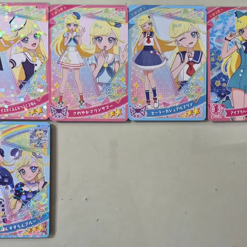 [BUNJANG] Aipri Japanese Edition Collaboration Cards Bundle Set / 아이프리 일판 콜라보 카드 포함 94장 일괄