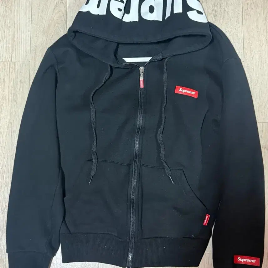 [BUNJANG] Supreme Cropped Zip-Up Hoodie / 슈프림 후드집업