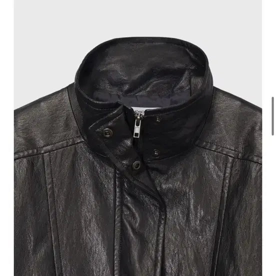 [SOLD OUT] 모노하 하이넥 레더자켓