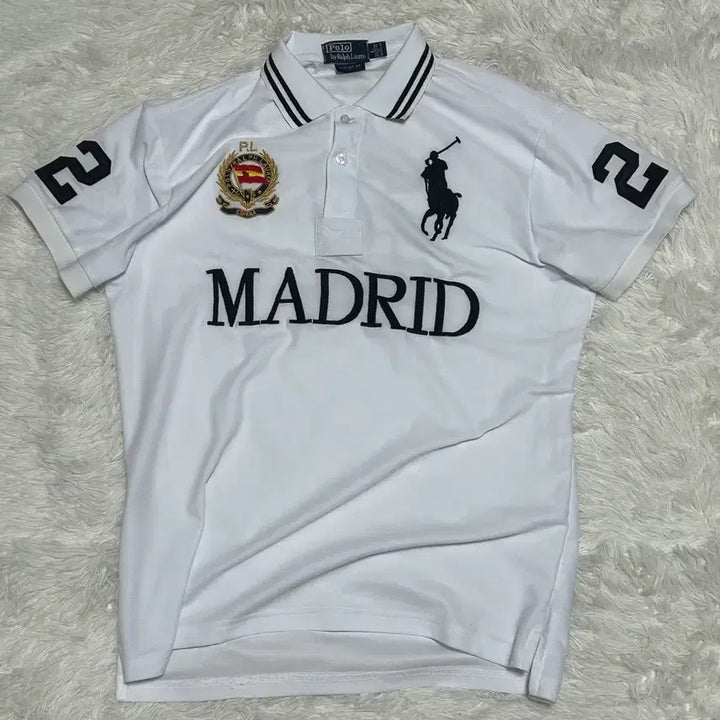 [BUNJANG] Polo Ralph Lauren Chief Keef Madrid White Short Sleeve Shirt / 폴로 랄프로렌 치프키프 마드리드 화이트 반팔 셔츠