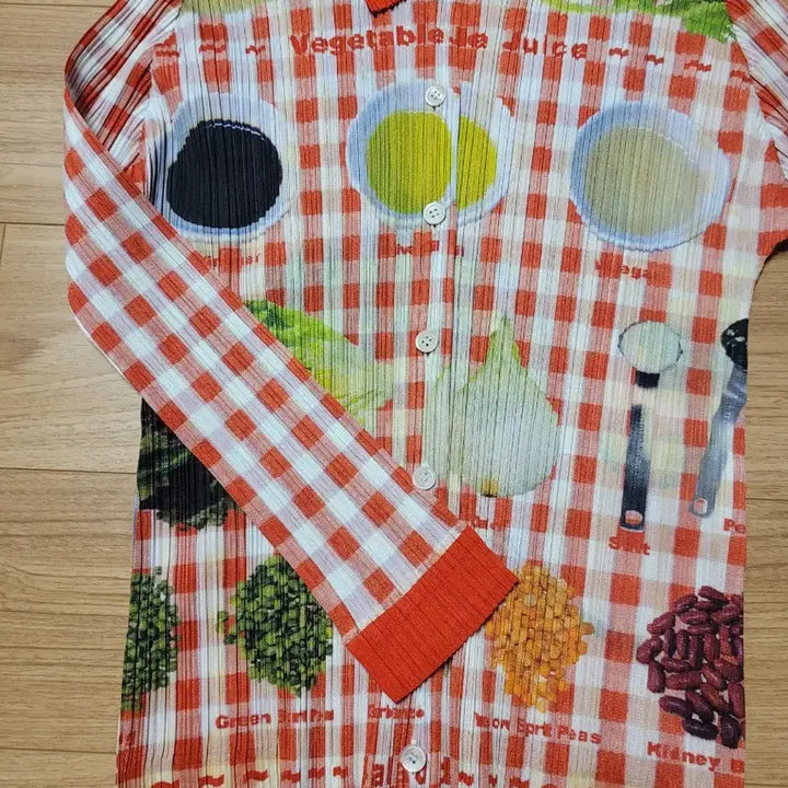 [SOLD OUT] 이세이미야케 플리츠플리즈 로고 탑 셔츠 가디건 자켓