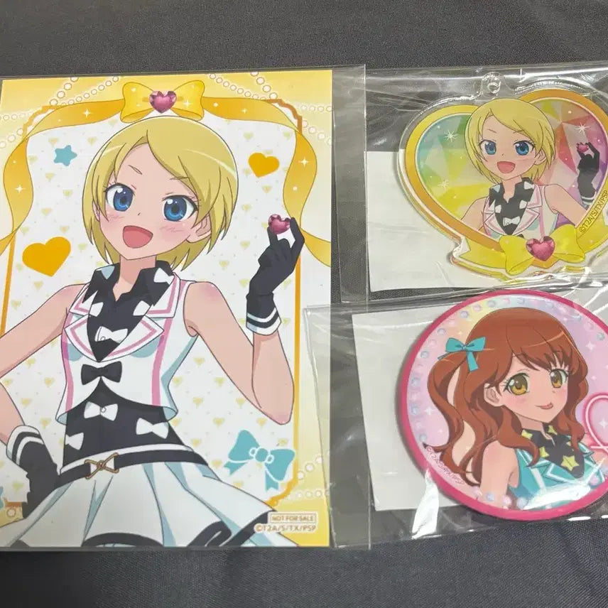 [BUNJANG] Prism Stone Serena Special Bonus Keyring &amp; Canon Badge Bundle Set / 일괄)프리즘스톤  세레나 특전 키링,케논 뱃지 일괄