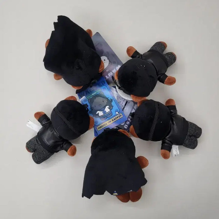[BUNJANG] Hello Kitty SZA/Kanye Hip-hop Doll Keyring Bundle Set / 헬로키티 SZA/ 칸예 힙합 인형 키링 5개 일괄
