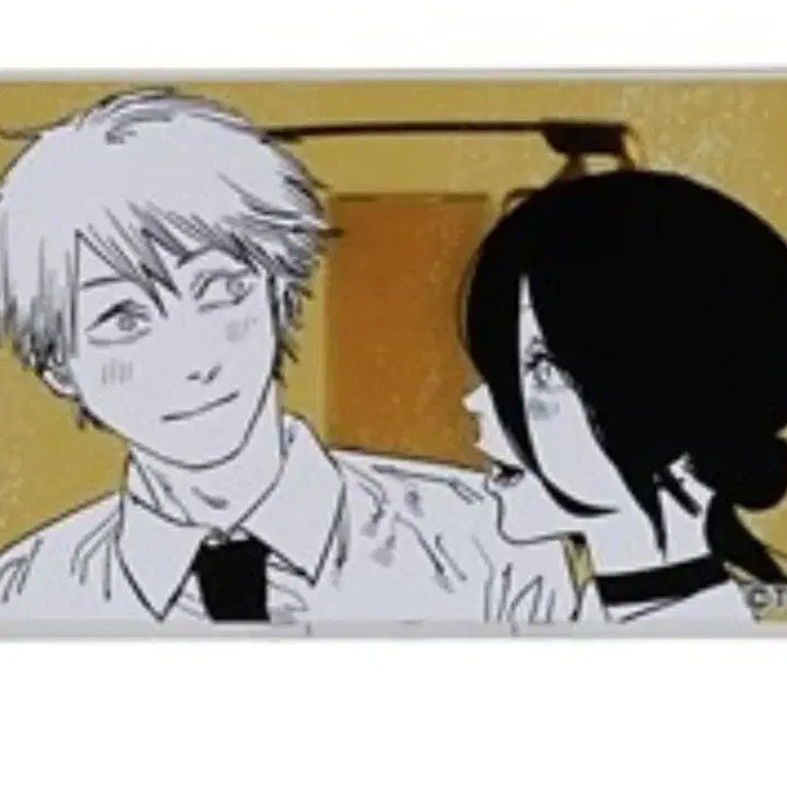 [BUNJANG] Chainsaw Man Denji &amp; Reze Acrylic Badge / 체인소맨 덴지, 레제 원화 아크릴 뱃지