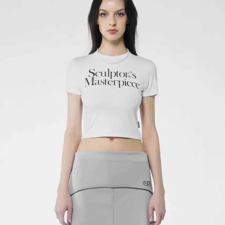 [BUNJANG] Sculptor Masterpiece Crop Tee White S / 스컬프터 Masterpiece Crop Tee White S