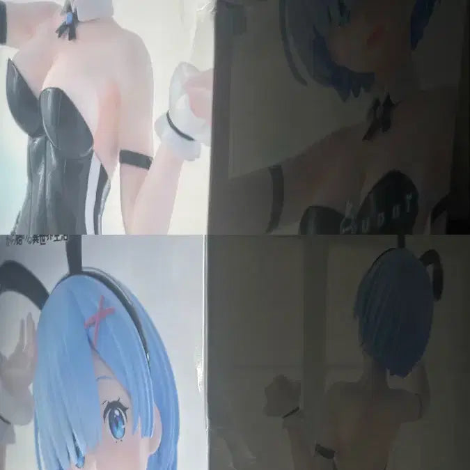 [BUNJANG] Furyu Re:Zero Rem &amp; Ram Bunny Girl Figures Bundle Set / [일괄] 후류 Re제로 렘 람 바니걸 피규어