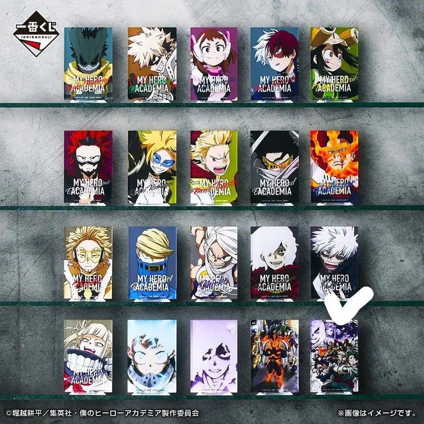 [BUNJANG] My Hero Academia Acrylic Stand / 나히아 제일복권 I상 A반 vs 빌런연합 아크릴 스탠드