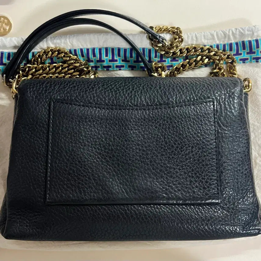 [BUNJANG] Tory Burch Kira Pebbled Small Convertible Shoulder Bag Black / 토리버치 키라 페블드 스몰 컨버터블 숄더백 블랙