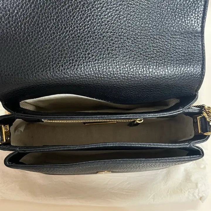 [BUNJANG] Tory Burch Kira Pebbled Small Convertible Shoulder Bag Black / 토리버치 키라 페블드 스몰 컨버터블 숄더백 블랙