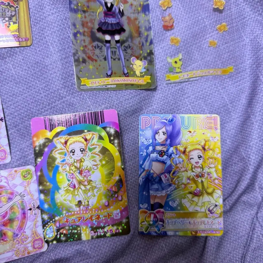 [BUNJANG] Yes! Precure 5 Urara Kasugano Cure Lemonade Passport Data Card Bundle Set / 일괄 Yes 프리큐어 5 우라라 초원 큐어 레모네이드 패스포트 데이터카드