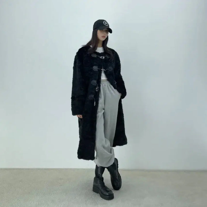 [BUNJANG] D2 Totem Sheepskin Coat / [새상품] D2 디투 토템 롱무스탕 양털코트