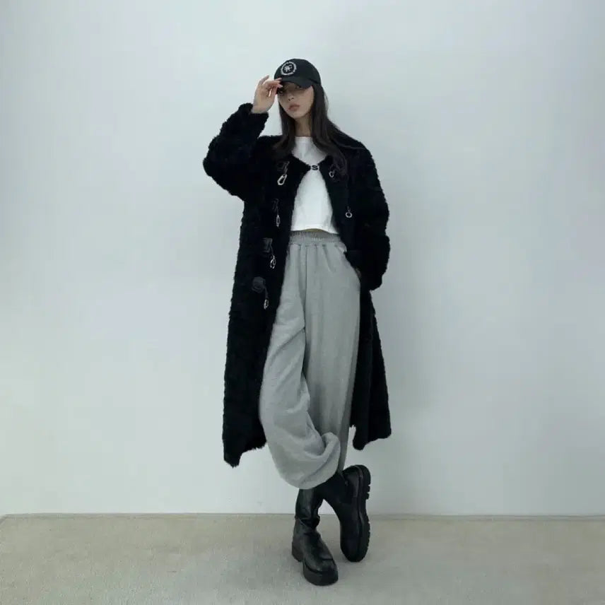 [BUNJANG] D2 Totem Sheepskin Coat / [새상품] D2 디투 토템 롱무스탕 양털코트