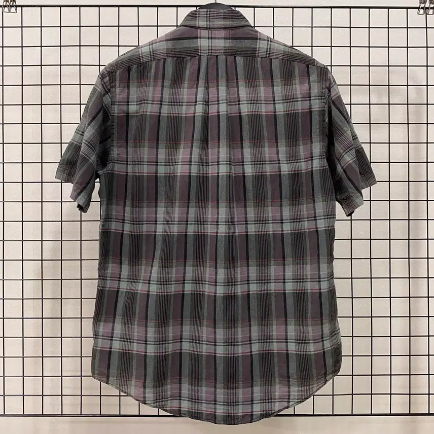 [BUNJANG] Polo Ralph Lauren Check Short Sleeve Shirt / <L> 폴로 랄프로렌 체크 반팔 셔츠