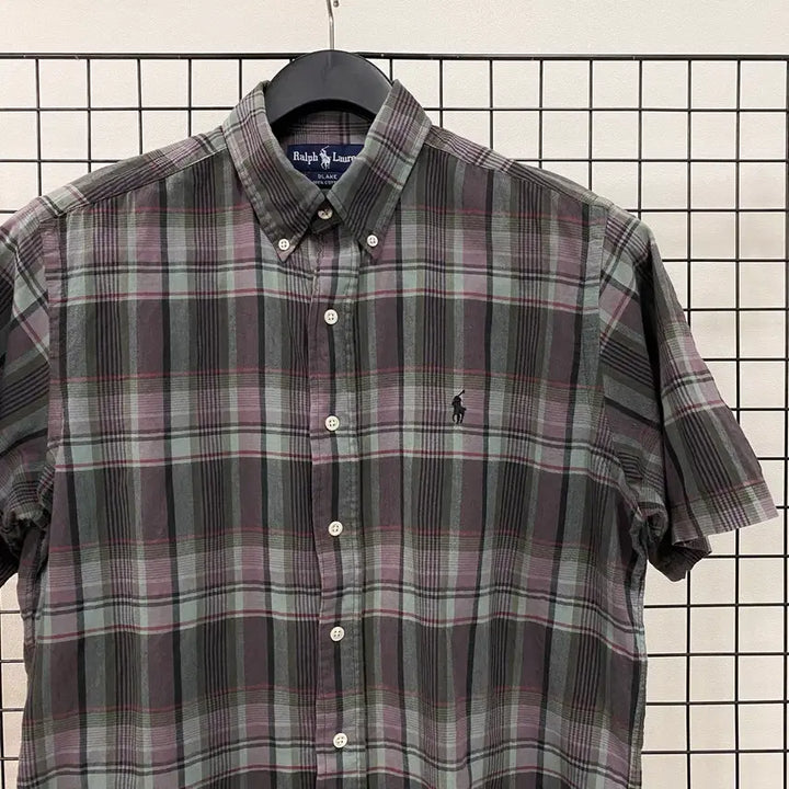 [BUNJANG] Polo Ralph Lauren Check Short Sleeve Shirt / <L> 폴로 랄프로렌 체크 반팔 셔츠
