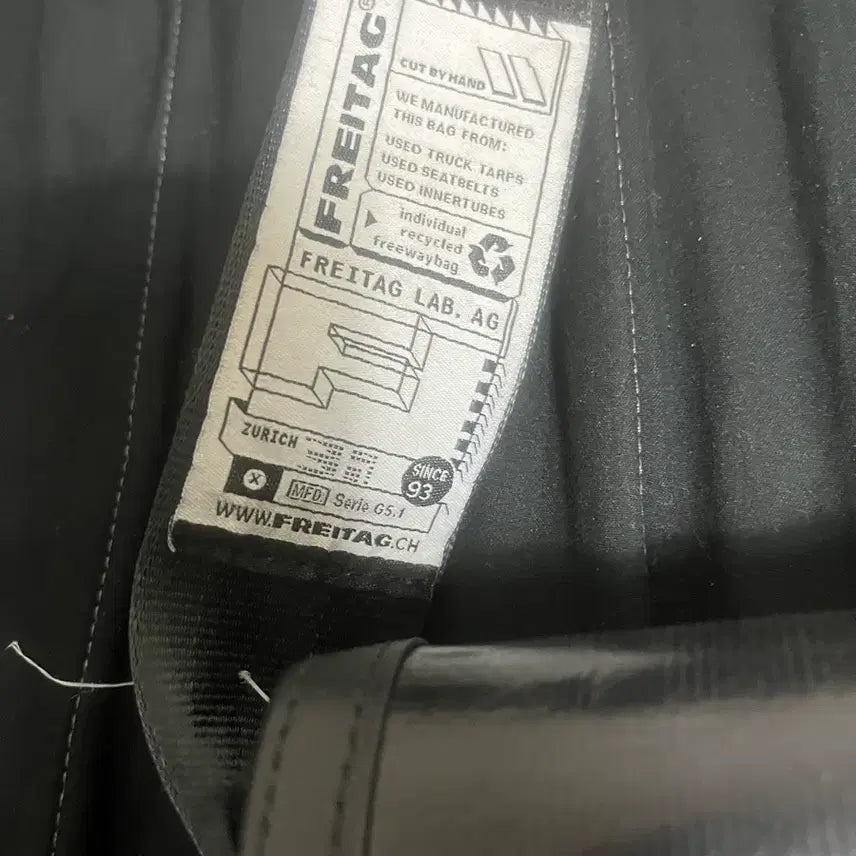 [BUNJANG] Freitag R501 Lassi Crossbody Bag Black / 프라이탁 블랙 라씨