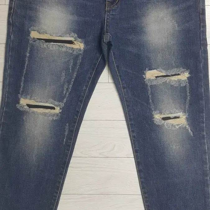 [BUNJANG] NIX 34" Stretch Denim Jeans / NIX 닉스(사방스판) 금장대님 34인치(No.221)S급! 드라이완료!