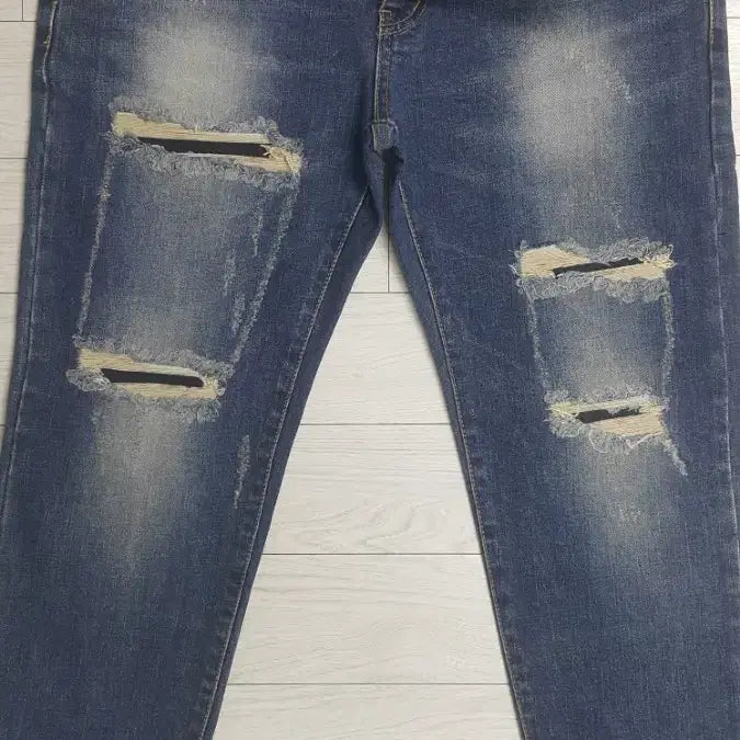 [BUNJANG] NIX 34" Stretch Denim Jeans / NIX 닉스(사방스판) 금장대님 34인치(No.221)S급! 드라이완료!