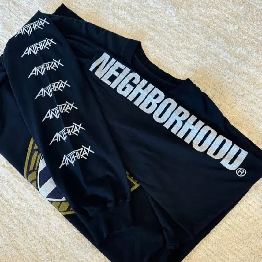 [SOLD OUT] Neighborhood Anthrax Shield 롱 슬리브 XL