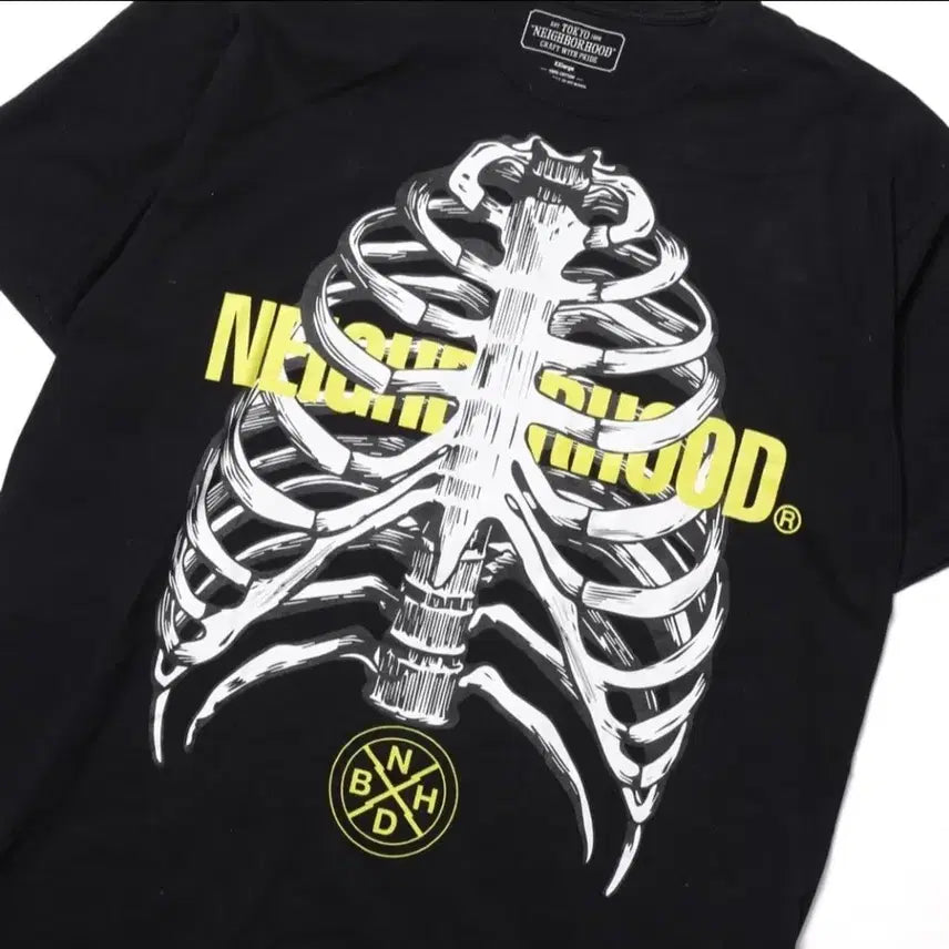[SOLD OUT] 네이버후드 스컬 프린팅 티셔츠(XXL)