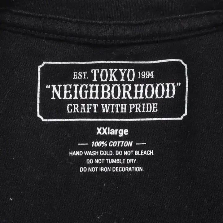 [SOLD OUT] 네이버후드 스컬 프린팅 티셔츠(XXL)