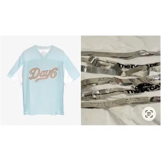 [SOLD OUT] 데이식스 일본 콘서트 굿즈 md 유니폼 미개봉 + 손글씨 싸인 컨페티