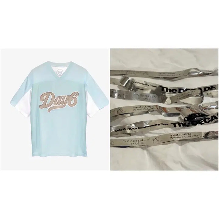 [SOLD OUT] 데이식스 일본 콘서트 굿즈 md 유니폼 미개봉 + 손글씨 싸인 컨페티