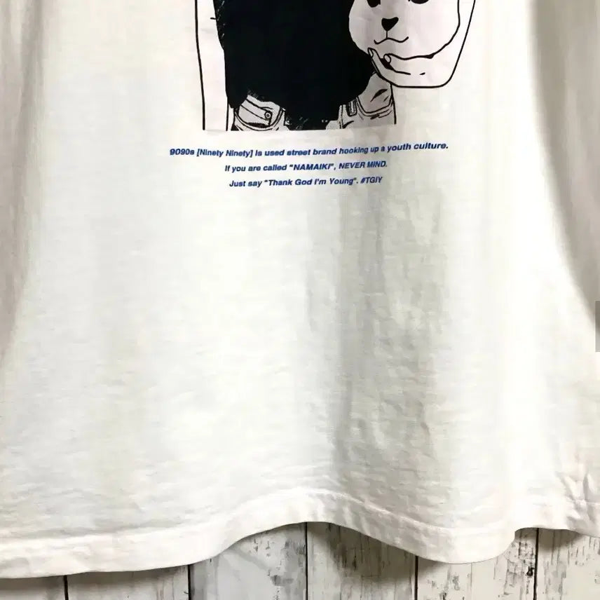 [SOLD OUT] 9090 smoking girls 화이트 티셔츠