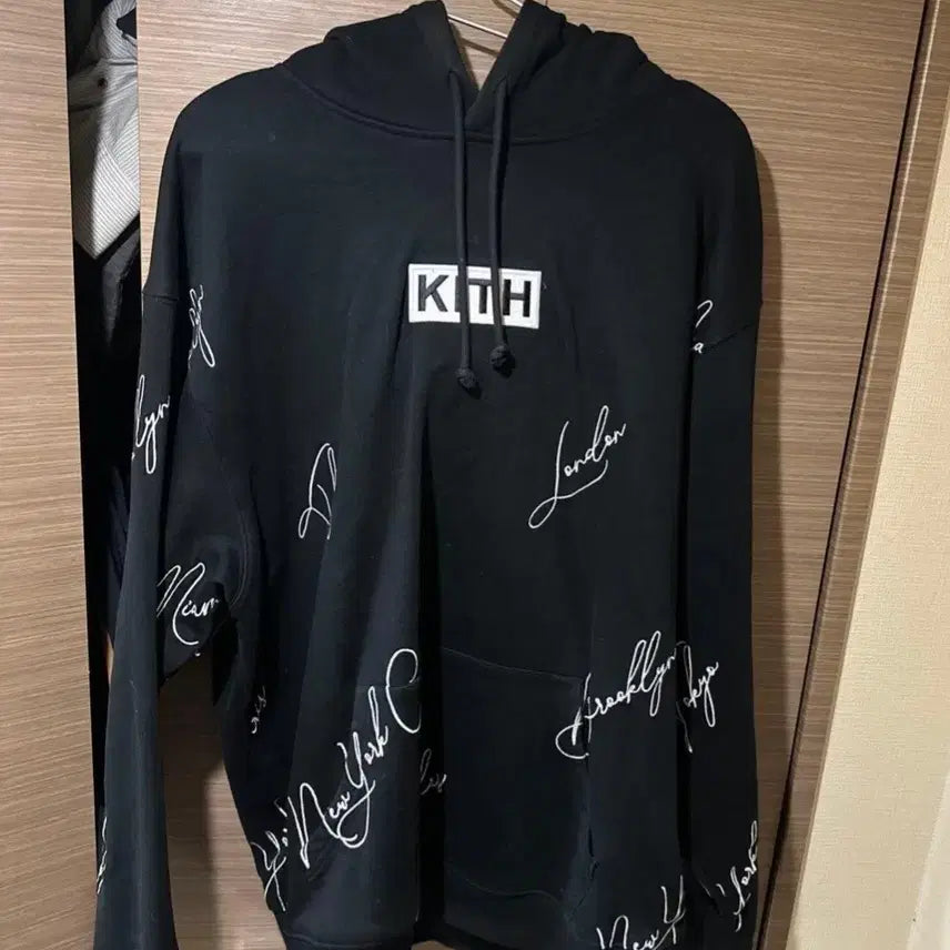 [BUNJANG] Kith City Script Hoodie Nocturnal XXL / 키스 시티 스크립트 후드 녹터널 XXL