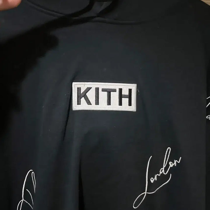 [BUNJANG] Kith City Script Hoodie Nocturnal XXL / 키스 시티 스크립트 후드 녹터널 XXL