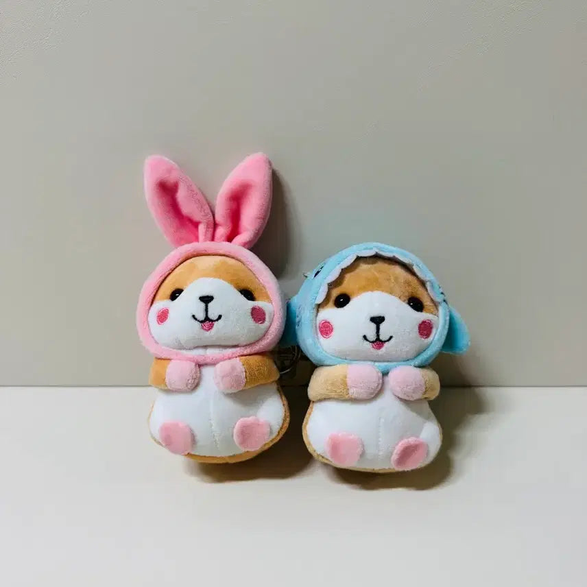 [BUNJANG] Dog Plush Keychain Set / 키링 세트