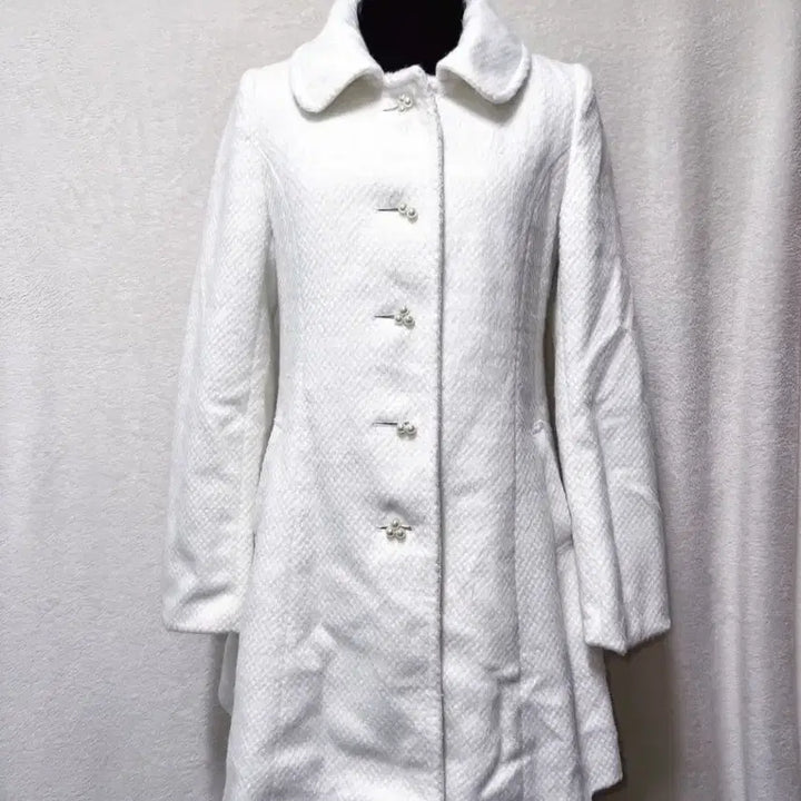 [BUNJANG] Pink Mix White Tweed Glitter Lovely Coat / 핑크믹스 일본 화이트 트위드 양산형 달천깔 글리터 빈티지 러블리코트