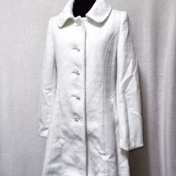 [BUNJANG] Pink Mix White Tweed Glitter Lovely Coat / 핑크믹스 일본 화이트 트위드 양산형 달천깔 글리터 빈티지 러블리코트