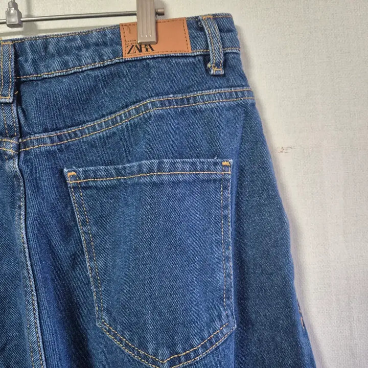 [BUNJANG] ZARA Pleated Baggy Denim Pants / 자라 플리츠 배기 데님 팬츠