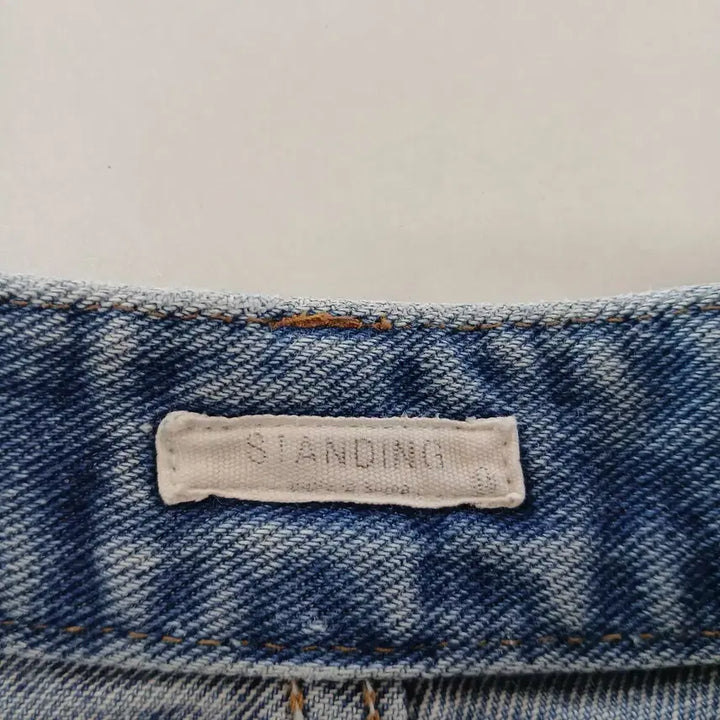 [BUNJANG] Denim Mini Skirt A-Line / 청 데님 미니 스커트 A라인
