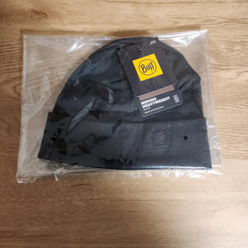 [SOLD OUT] BUFF 버프 메리노 헤비웨이트 비니 솔리드 블랙
