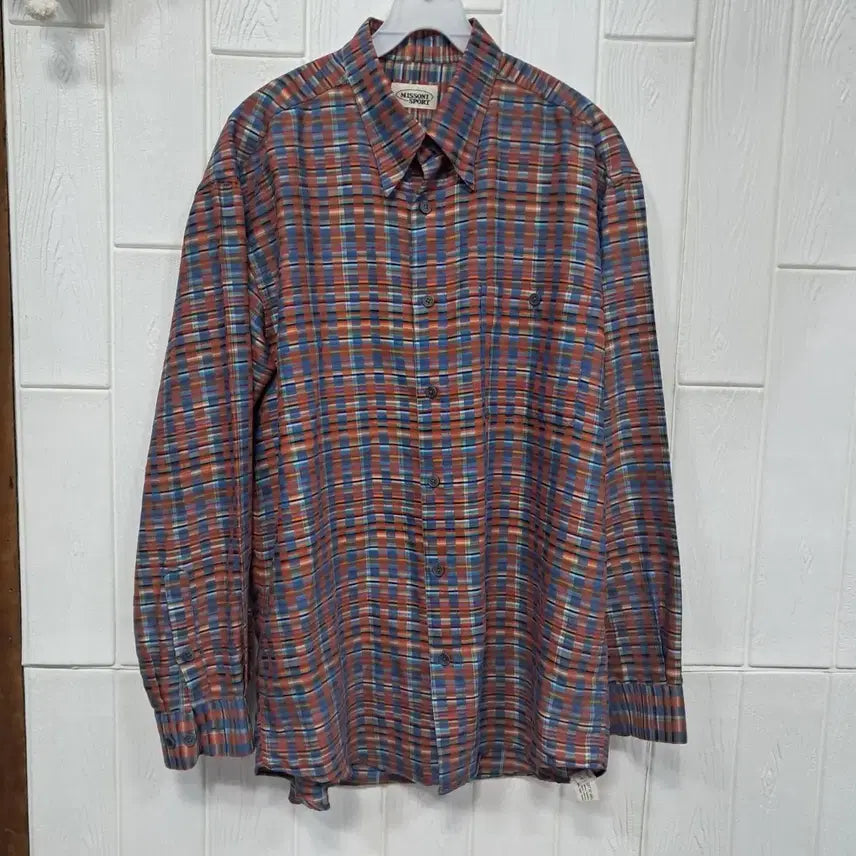 [BUNJANG] Missoni Sport Checkered Shirt / 미쏘니 스포츠 체크 셔츠