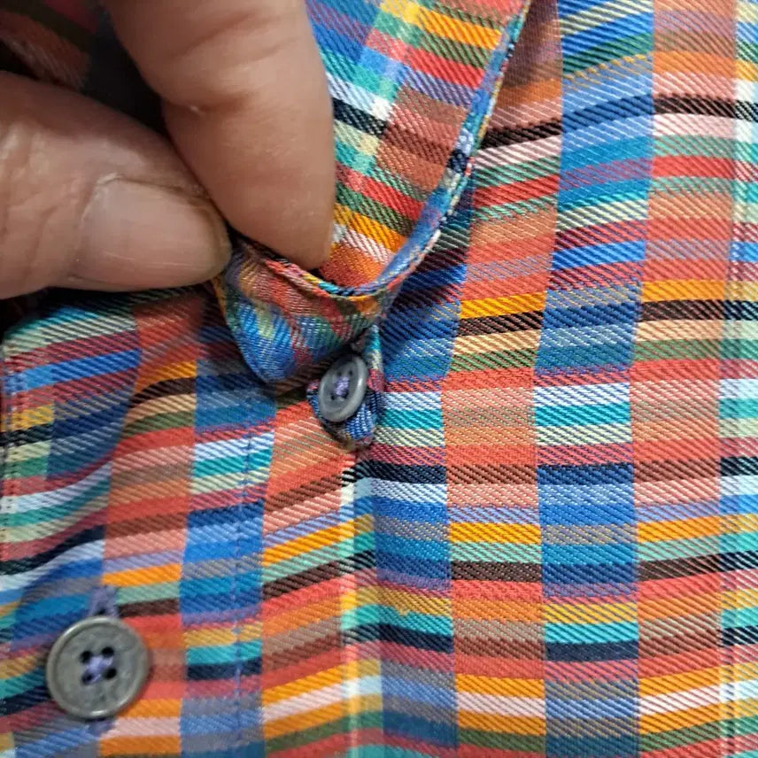 [BUNJANG] Missoni Sport Checkered Shirt / 미쏘니 스포츠 체크 셔츠