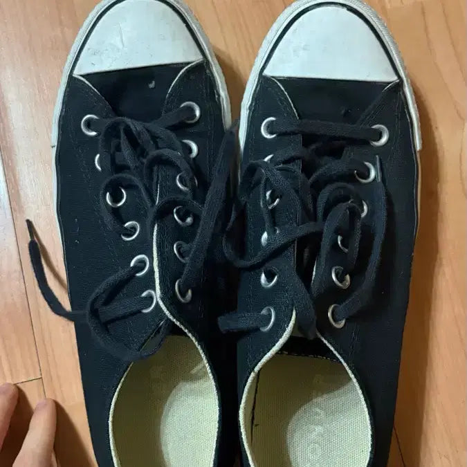 [BUNJANG] Converse Chuck Taylor All Star Lift Low Black Sneakers / 컨버스 척 테일러 올스타 리프트 로우 블랙 260