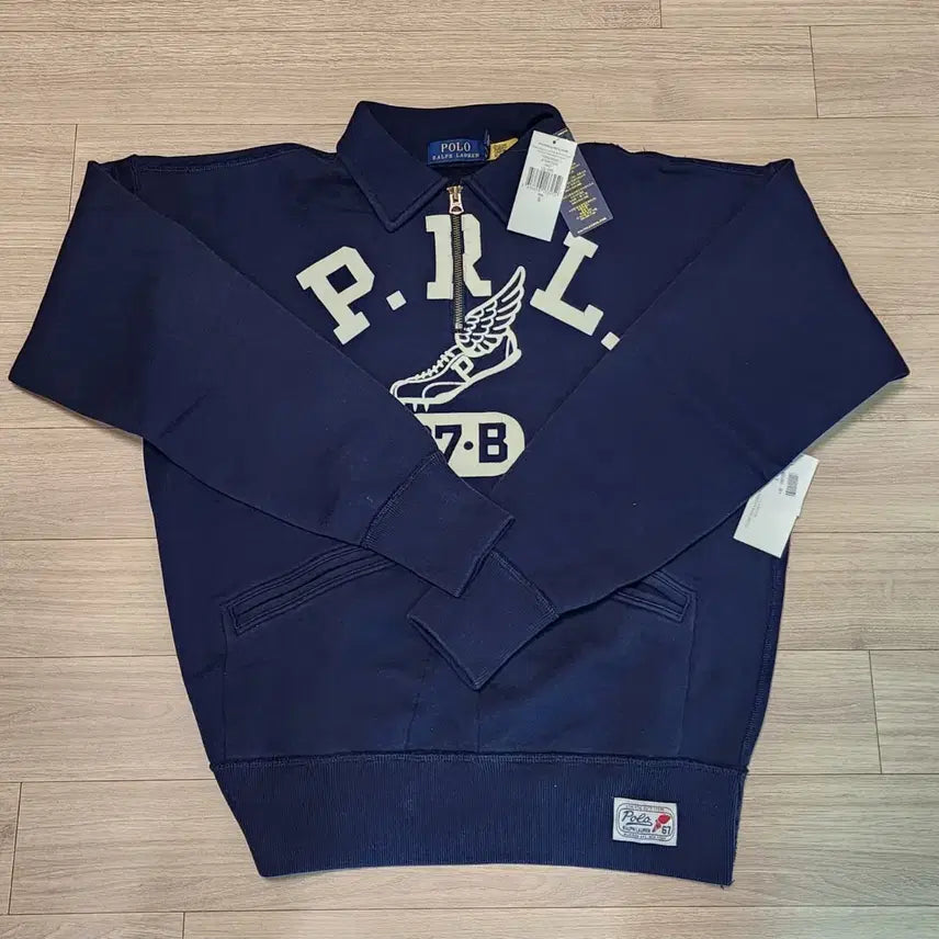 [BUNJANG] Polo Ralph Lauren Navy Half-Zip Sweatshirt / 폴로 랄프로렌 네이비 하프집업 스웻셔츠 맨투맨 s