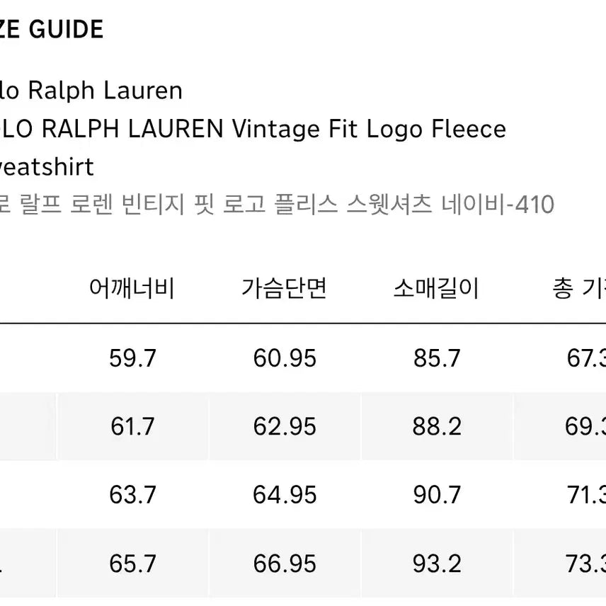 [BUNJANG] Polo Ralph Lauren Navy Half-Zip Sweatshirt / 폴로 랄프로렌 네이비 하프집업 스웻셔츠 맨투맨 s